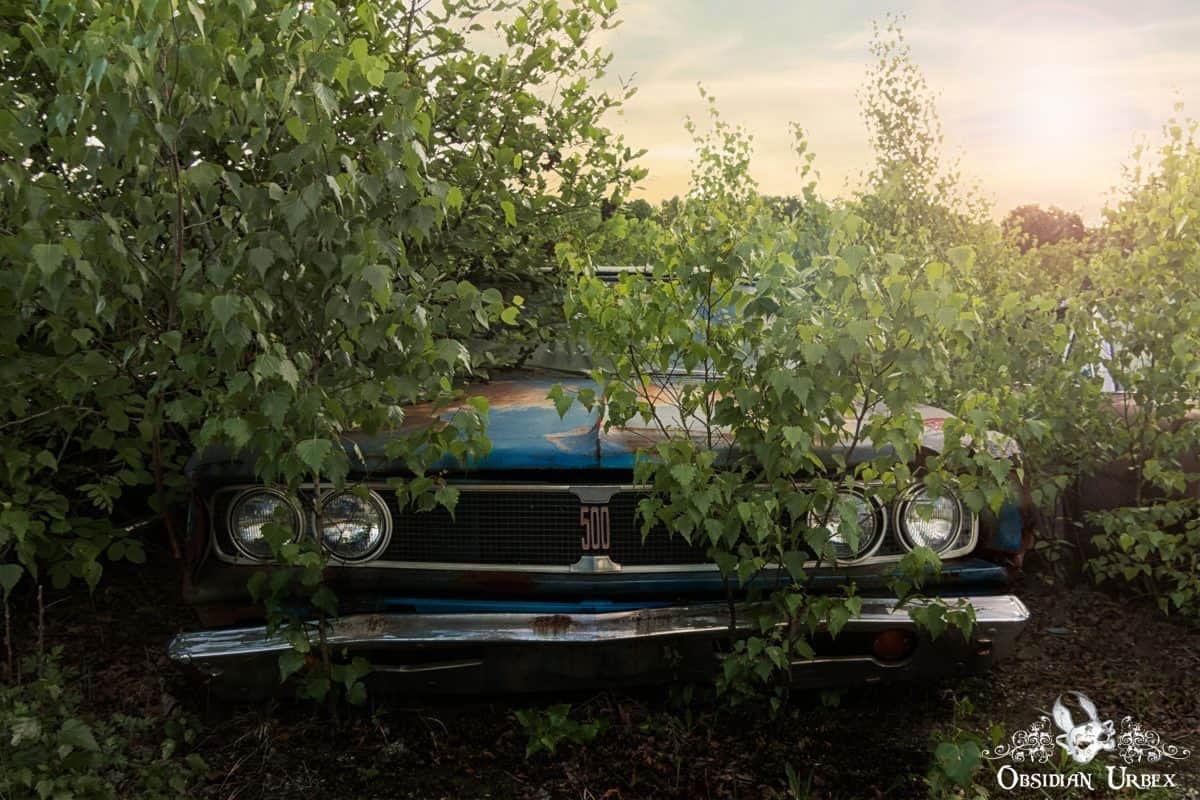 Sunset American Junkyard, USA Obsidian Urbex Photography Urban