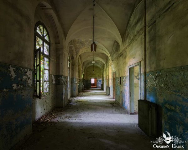 Manicomio di R Italy Asylum Corridor