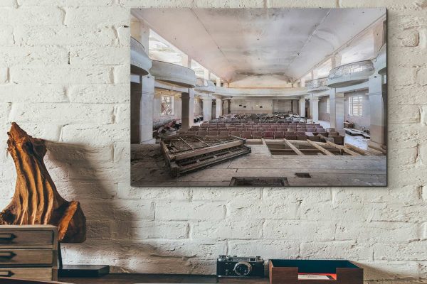 Aluminium Dibond Fine Art Photography Print of Soviet Theatre Bulgaria Urbex Urban Exploration