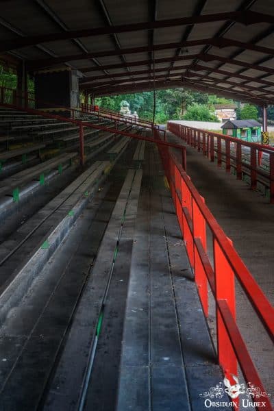 Camelot Theme Park England UK Abandoned Medieval Knight Jousting Arena
