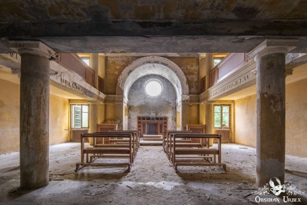 Red Cross Hospital Italy Abandoned Sanatorium Chapel in Mountains
