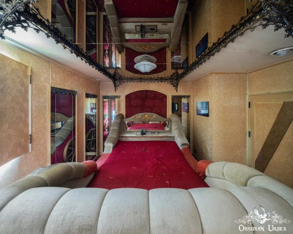Spaceship Love Hotel Japan Haikyo Medieval Carriage Bed