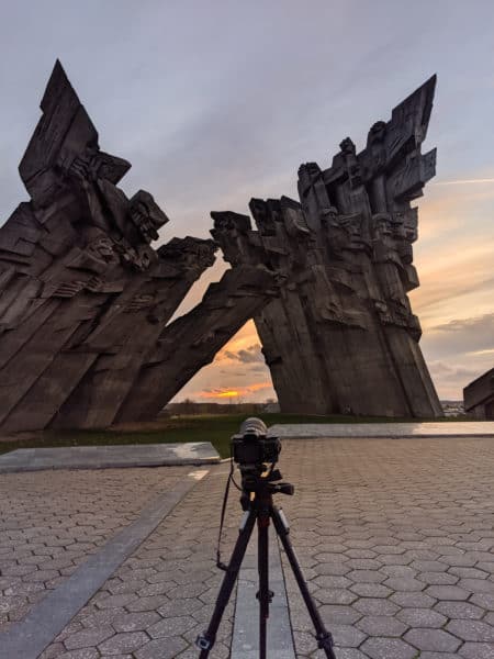 The Baltics Tour 2019 9th Fort of the Kaunas Fortress Soviet Communist Monument