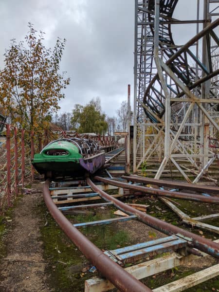 The Baltics Tour 2019 Abandoned Theme Park Rollercoaster in Lithuania