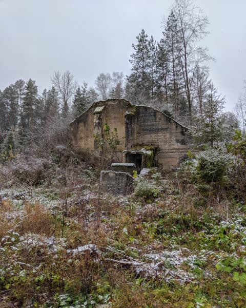 The Baltics Tour 2019 Bunker at Old Abandoned Soviet Missile Launch Base