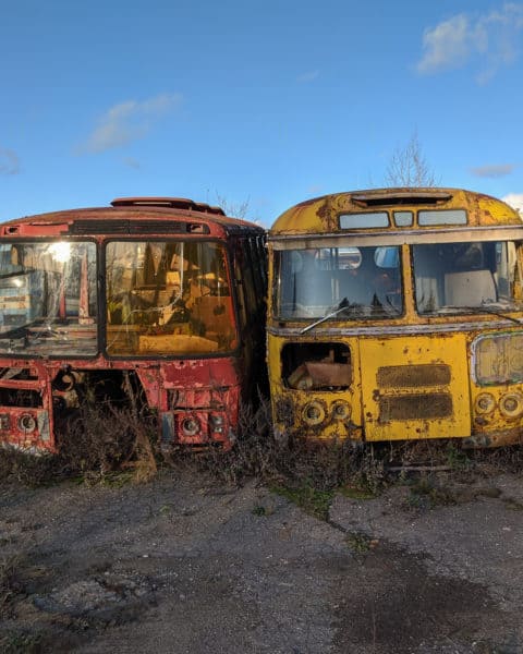 The Baltics Tour 2019 Old Soviet Buses Rusting