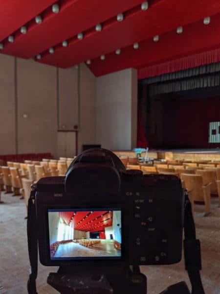 The Baltics Tour 2019 Stage in Abandoned Music School