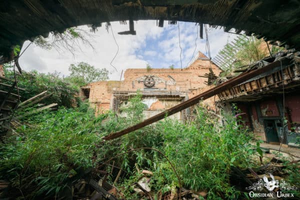 Collapsed Hippodrome England Nature Reclaims Abandoned Theatre