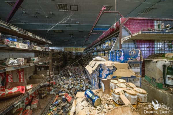 Fukushima Supermarket Japan Ransacked by Looters