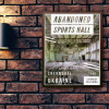 Poster Graphic Art Large Format Print of Abandoned Chernobyl Pripyat Sports Hall Urbex Urban Exploration