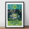 Poster Graphic Art Large Format Print of Abandoned VW Volkswagen Beetle Urbex Urban Exploration