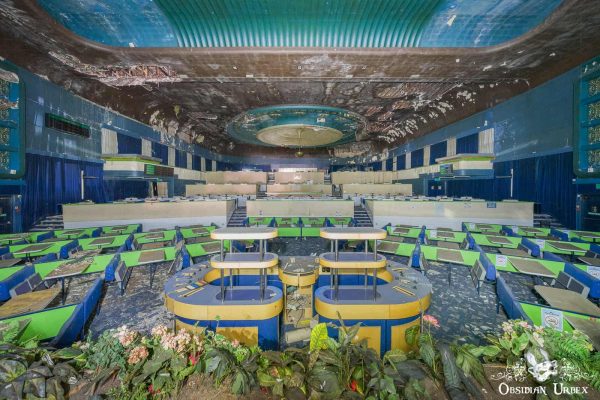 Blue Green Bingo Hall England Abandoned Seaside Entertainment Venue