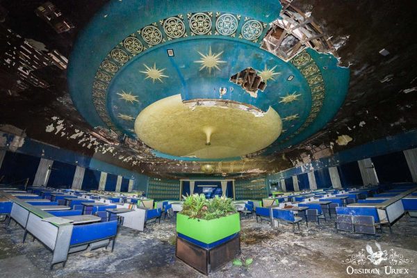 Blue Green Bingo Hall England Decaying Cinema and Casino