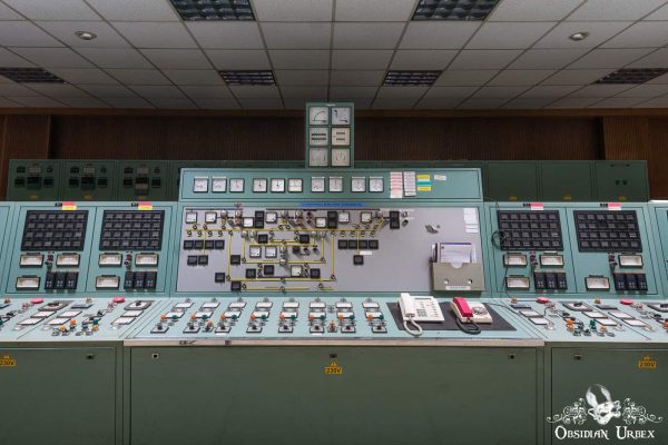 Diesel Farm Power Plant Belgium Closed Abandoned Control Room