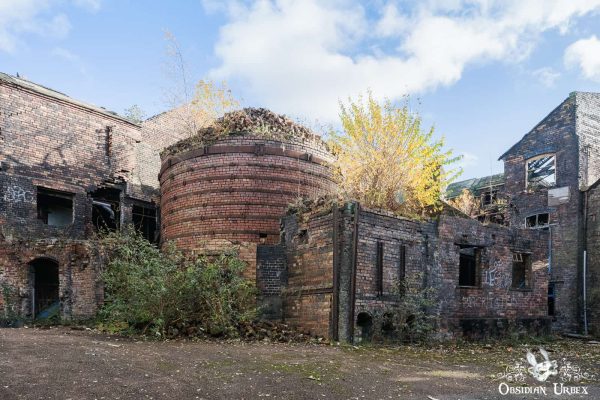 Falcon Works Pottery England Abandoned Victorian Ceramic Factory Courtyard And Kiln