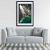 The Light In The Darkness An Cavern With Cars Framed Fine Art Print By Obsidian Urbex Photography Portrait Above Sofa