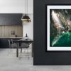 The Light In The Darkness An Cavern With Cars Framed Fine Art Print By Obsidian Urbex Photography Portrait In Kitchen