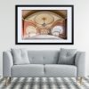 Cazinou Regal Abandoned Casino Framed Fine Art Print By Obsidian Urbex Photography Above Sofa