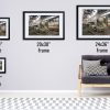 The Rusted Soviet Star Framed Fine Art Print By Obsidian Urbex Photography Black Frame Comparison