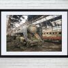 The Rusted Soviet Star Framed Fine Art Print By Obsidian Urbex Photography Frame Detail Photo