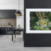 Just Another Bug In The Forest Abandoned VW Beetle Car Framed Fine Art Print By Obsidian Urbex Photography In Kitchen