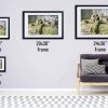 The Silent Scream Skull Gravestone Framed Fine Art Print By Obsidian Urbex Photography Black Frame Comparison