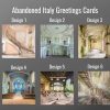 Greeting Cards Abandoned Italy Series Urban Exploration Places Gift By Obsidian Urbex Photography Numbered Designs