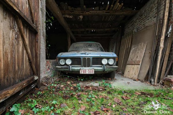 Farmer Jacks Old BMW Belgium BMW E3 Abandoned In Barn
