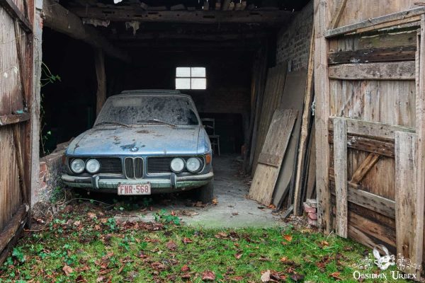 Farmer Jacks Old BMW Belgium Rotting and Forgotten Family Car
