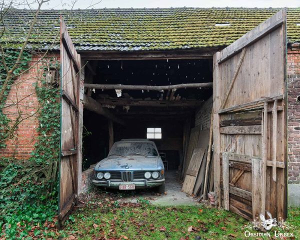 Farmer Jacks Old BMW Belgium Rusting 1960s 1970s Luxuary Car