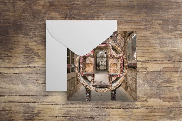 Greeting Cards Abandoned Relics Of America Series Urban Exploration Places Gift By Obsidian Urbex Photography Card Reverse