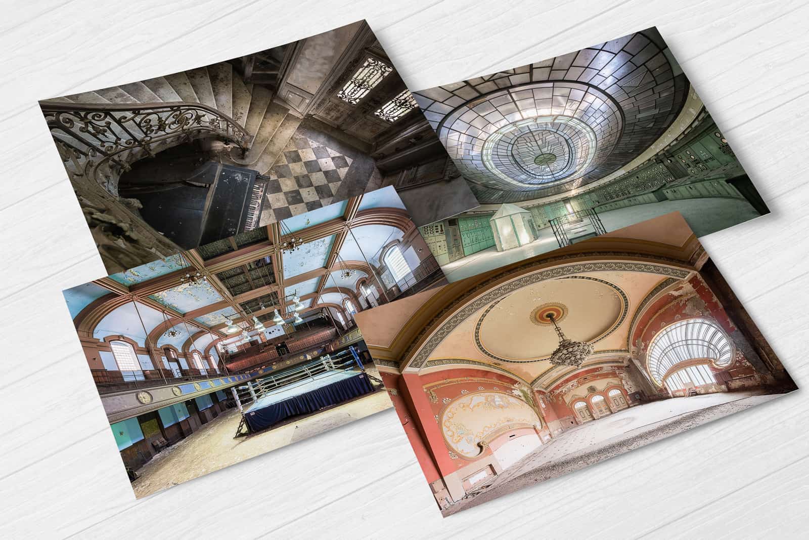 4x Lucky Dip Prints 4x6in 10x15cm By Obsidian Urbex Photography Four Random Art Prints