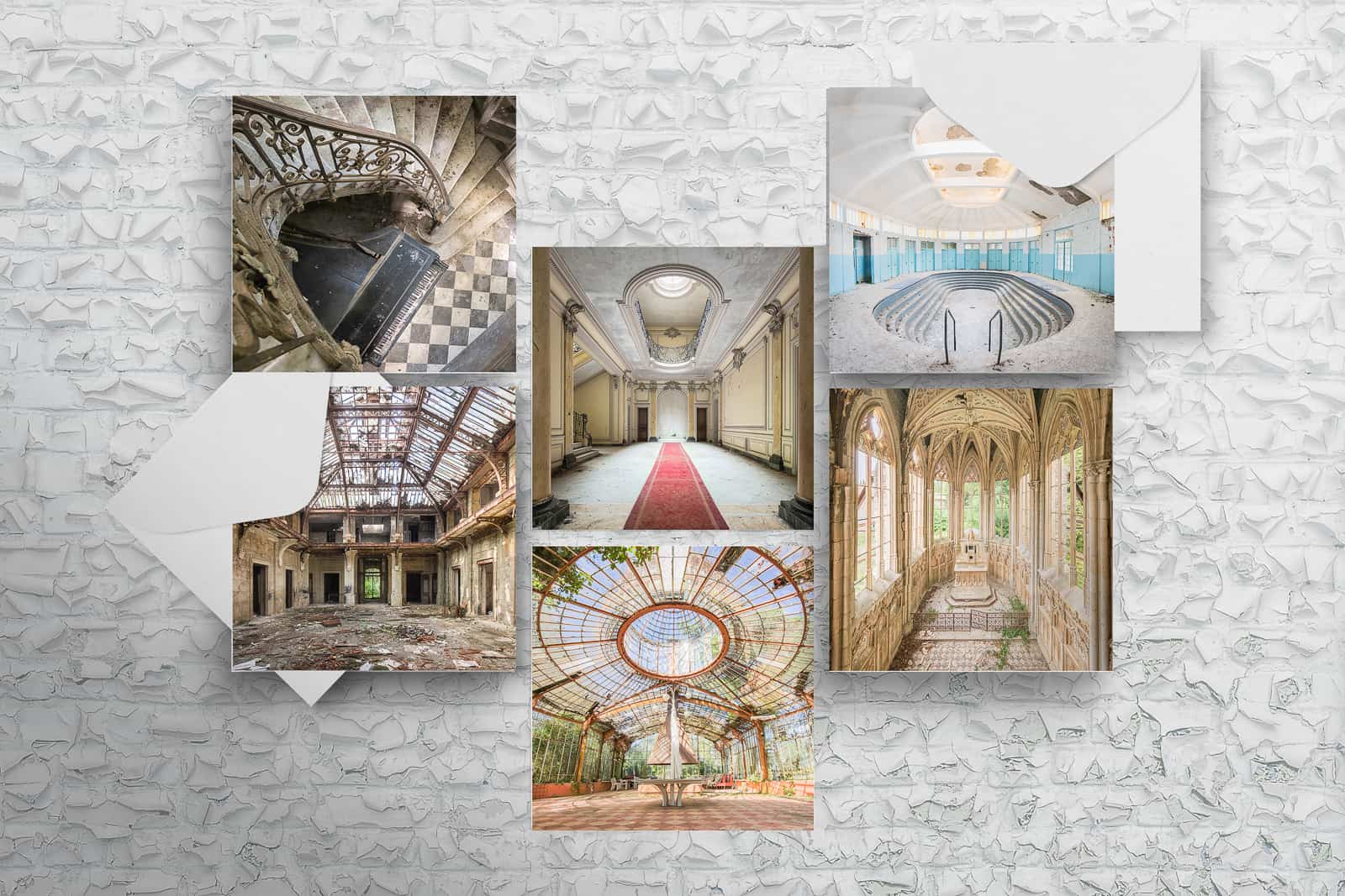 Greeting Cards Abandoned France Series Urban Exploration Places Gift By Obsidian Urbex Photography Example