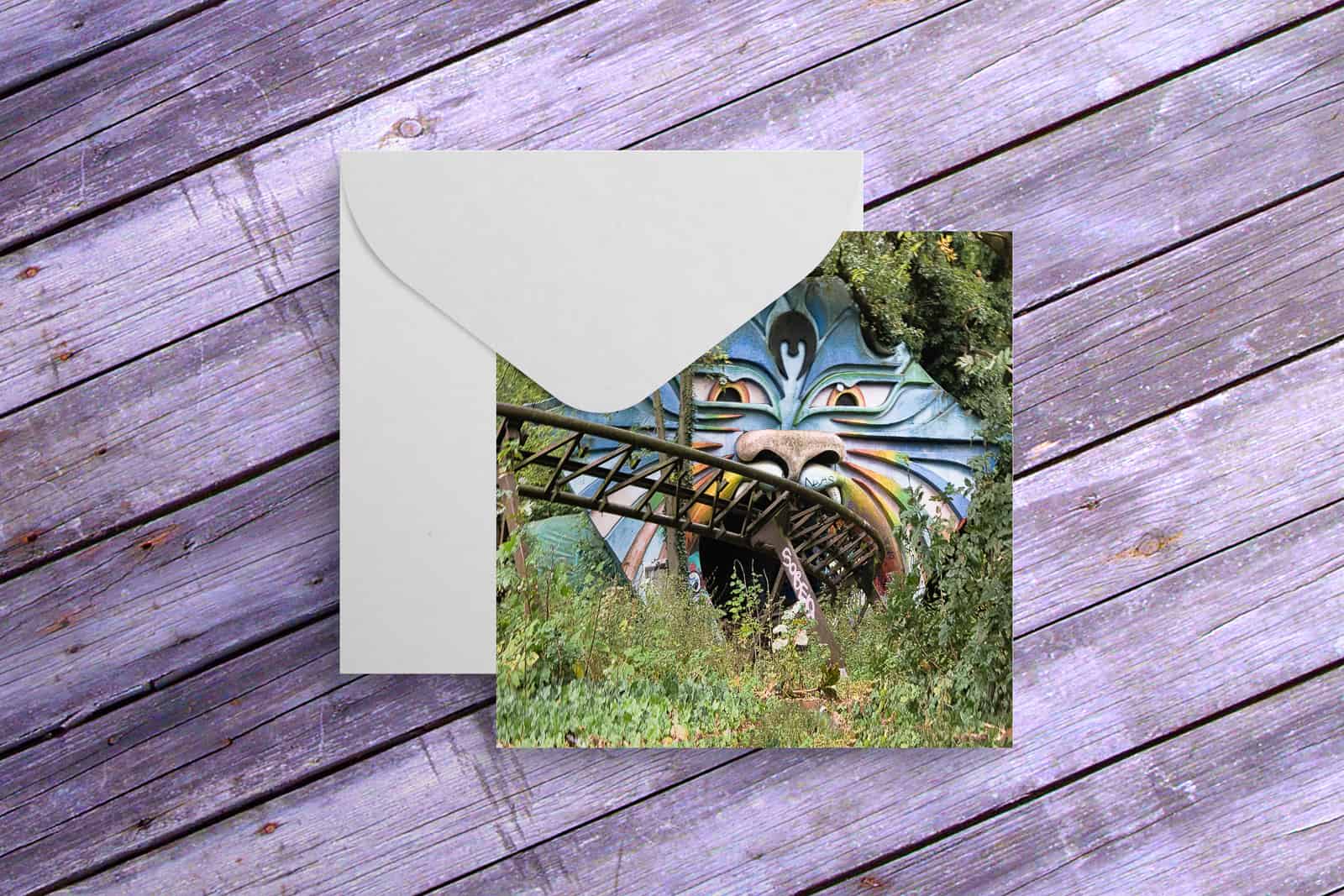 Greeting Cards - Reclaimed By Nature Series - Obsidian Urbex Photography |  Urban Exploration | Abandoned Places | Shop