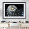 Magnificent Helix Framed Fine Art Print By Obsidian Urbex Photography On Office Wall