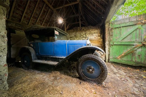 Old Blue Citroen Type C 1920s Belgium Featured Image