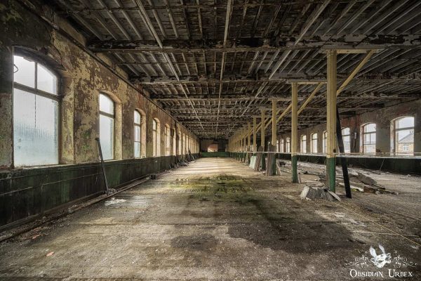 Victorian London Movie Set Original Mill Architecture On Upper Floor