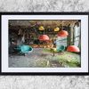Failing Light Kuroshio Inn Framed Fine Art Print By Obsidian Urbex Photography Frame Detail Photo