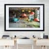 Failing Light Kuroshio Inn Framed Fine Art Print By Obsidian Urbex Photography On Office Wall