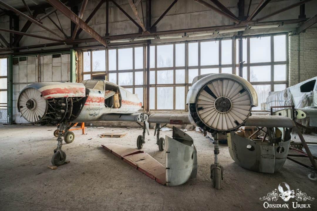 Repaired Hanger Soviet Plane Repair Hangar, Lithuania - Obsidian Urbex Photography ...