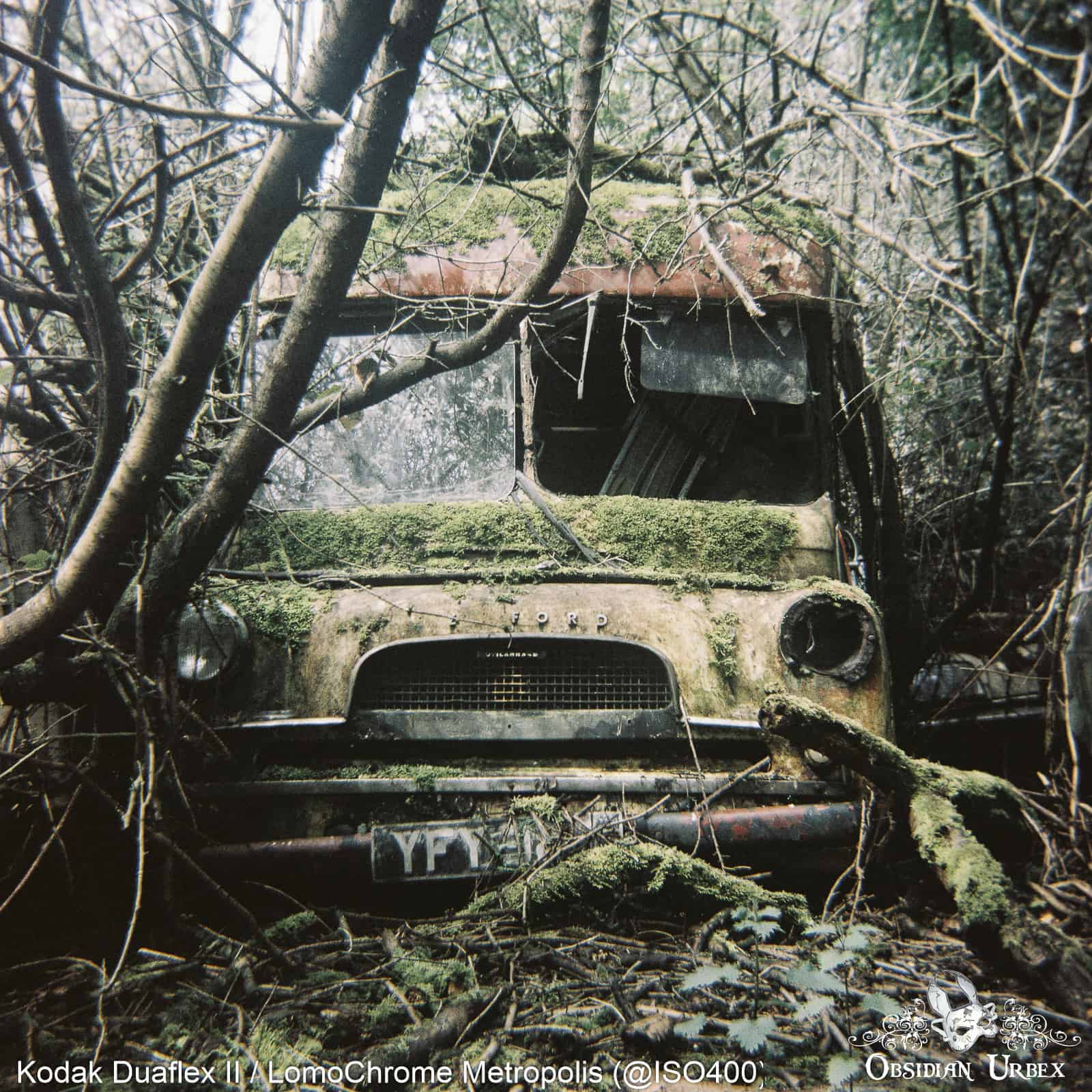Lomography LomoChrome Metropolis 120 Film Review Photos Old Bedford Van Bus
