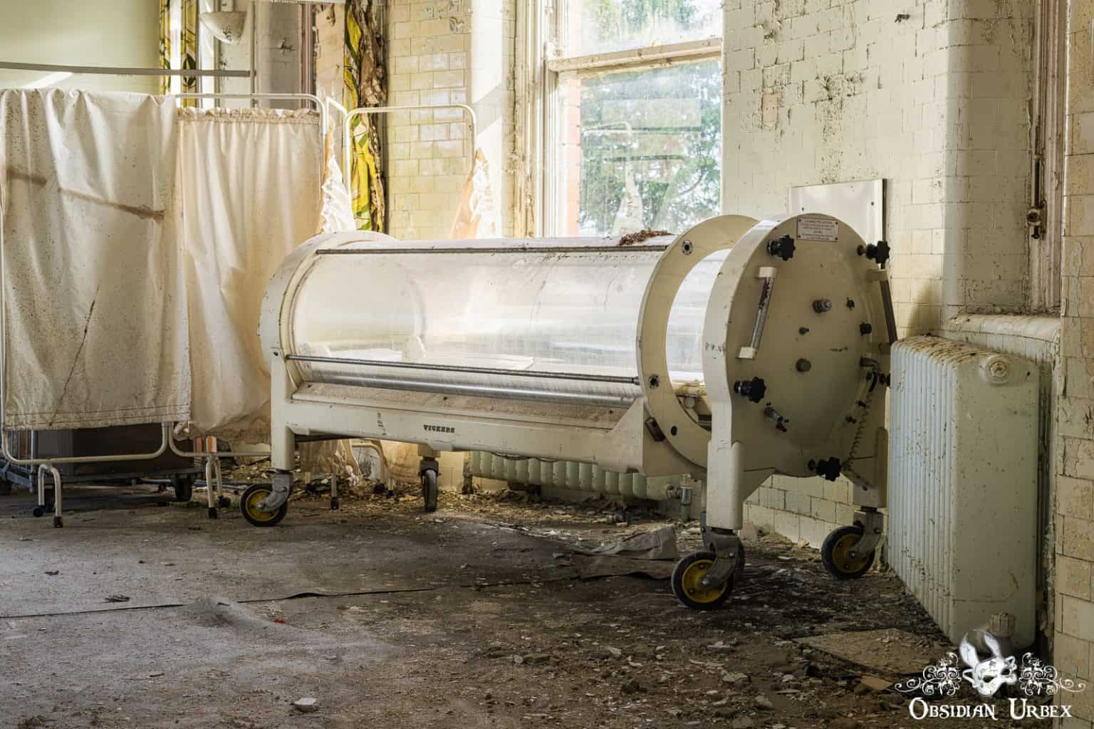 Iron Lung & Hyperbaric Chamber, Ireland Obsidian Urbex Photography