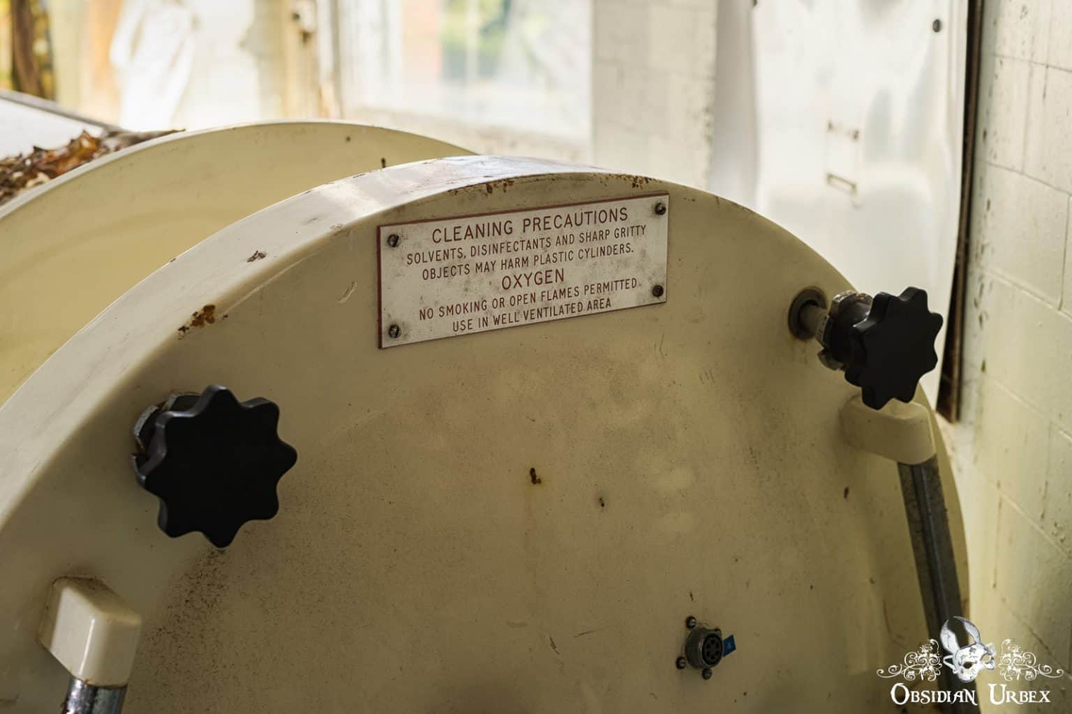 Iron Lung & Hyperbaric Chamber, Ireland Obsidian Urbex Photography