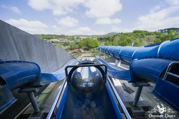 Unfinished Water Park Portugal Top Of Blue Quad Slides