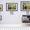 Whispering Chains Framed Fine Art Print By Obsidian Urbex Photography Black Frame Comparison