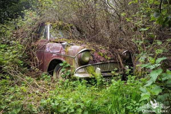 British Classic Car Graveyard England Ford Anglia Super 123E