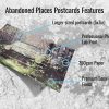 Abandoned Places on 35mm Film Postcards Close Up And Feature