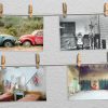 Abandoned Places on 35mm Film Postcards Hanging On Twine