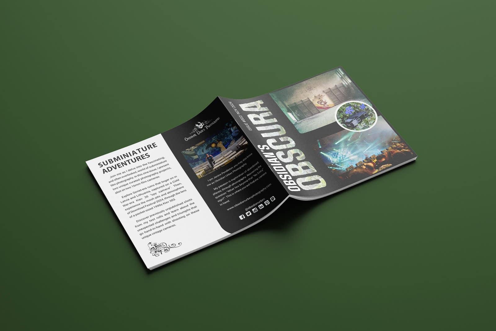 Obsidian's Obscura Zine #002 - Subminiature Adventures - Obsidian