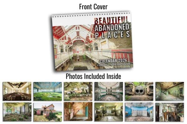 Beautiful Abandoned Places Calendar 2025 Urban Exploration By Obsidian Urbex Photo Previews By Month